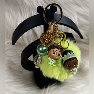 Disney Tiana and Naveen Doorables Keychain/Bag Charm Handmade